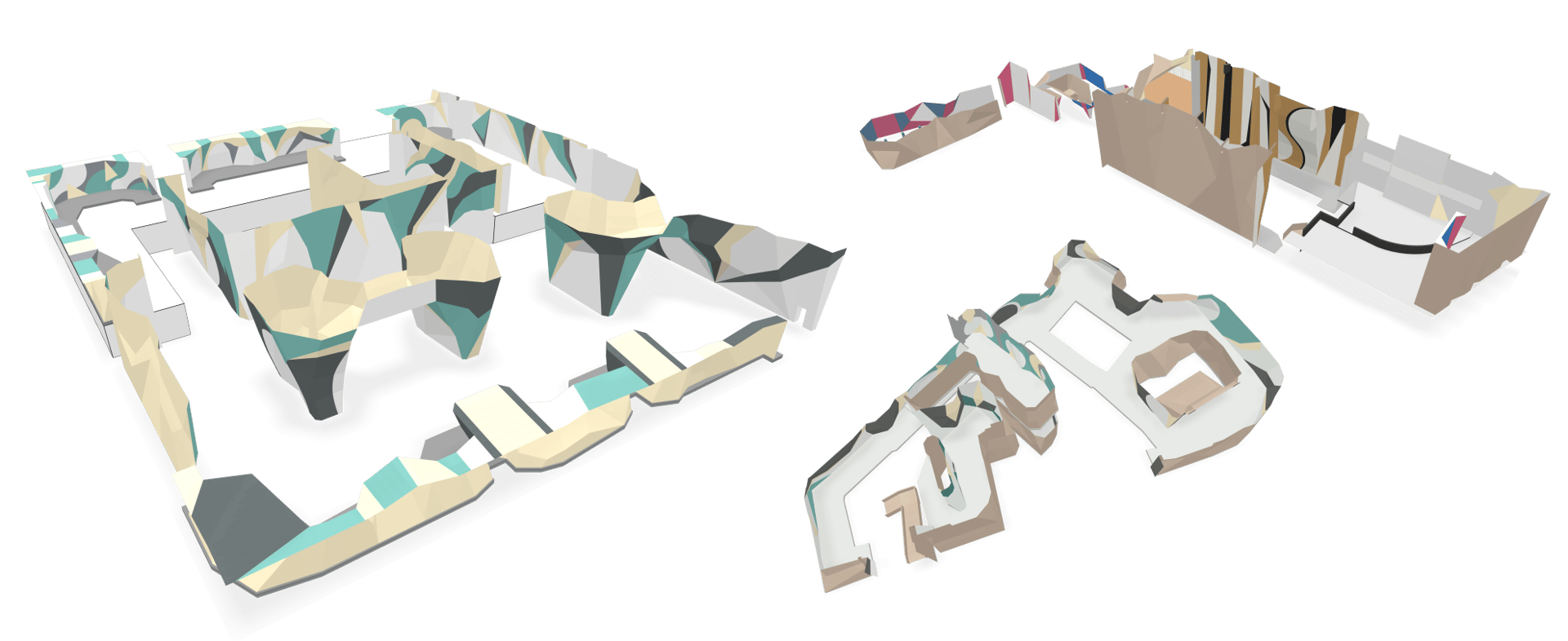 Quelques salles en 3D